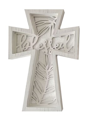 Cross Wall Plaque - Blessed