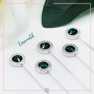 Pin Rivoli Luxe Emerald