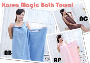 korean magic bath towel
