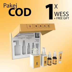 PAKEJ COD : 1 X Whitening Essential Skincare Set