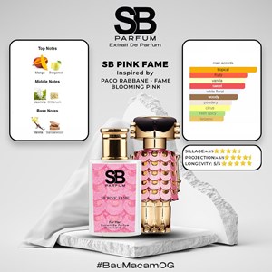 30ML SB PINK FAME ( PACO RABBANE -FAME BLOOMING PINK) FOR WOMEN’S