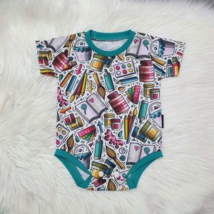 Paint Brush Pencil Drawing Romper Baby