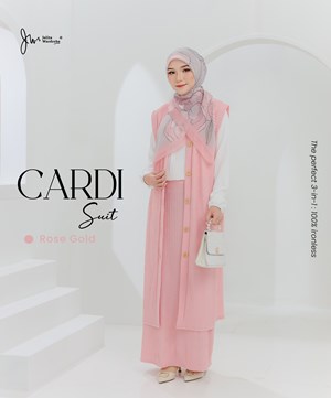 CARDI SUIT IRONLESS IN ROSE GOLD