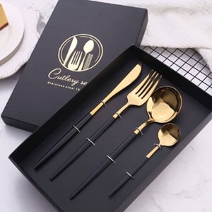 4 In 1 Cutlery Gift Box Set High Quality Luxury Stainless Steel tableware Set