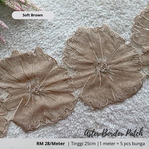 ASTER BORDER LACE 25CM