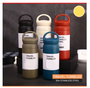 Coffee Mug Travel 500ml Stainless Steel Travel Tumbler Thermos Cup