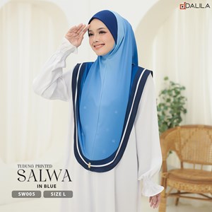 SALWA PRINTED L SW 005 (BLUE)