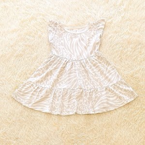 [SIZE 4 - 6] Princess Dress V2 : SLATE GREY ABSTRACT