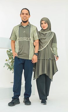 Kimtuniq SE Couple Set - Leafy Green - Modest Jersey sportwear