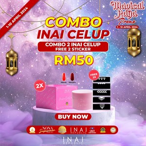 Promo Combo Inai Celup (Free 2 Sticker)