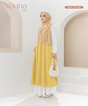 NOUHA SUIT IRONLESS IN BABY YELLOW