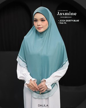 JASMINE PRINTED XL JE 024 (DUSTY BLUE)