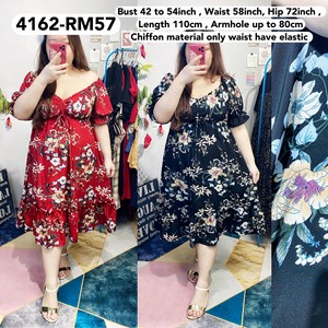 4162 * Ready Stock* Bust 42 to 54inch /107 - 137cm