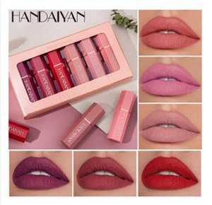Handaiyan 6 in 1 Lipstick Set H-0497 Velvet Matte Long-lasting