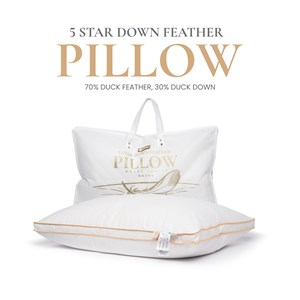 PRE ORDER: 5 Star - Down Feather Pillow