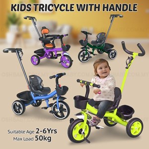 KIDS TRICYCLE WITH HANDLE