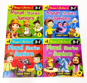 A UNIQUE COLLECTIONS OF MORAL STORIES JUNIORS BOOK 1 TO 4