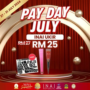 PAYDAY JULY  - Inai Ukir (Free sticker)
