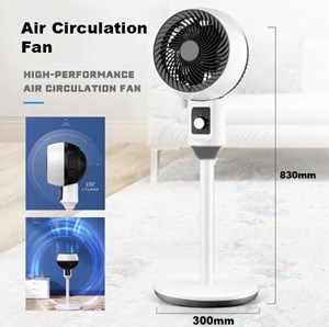 [IVEA] Air Circulation Fan / Household Electric Fan / Floor Silent Turbine Convection Fan / Kipas