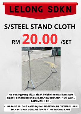 LELONG - S/STEEL STAND CLOTH