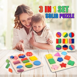 3 IN 1 SET SOLID PUZZLE