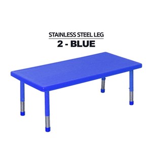 ADJUSTABLE KINDERGARDEN TABLE (STAINLESS STEEL LEG)