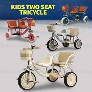 KIDS TWO SEAT TRICYCLE