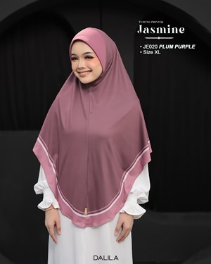 JASMINE PRINTED XL JE 020 (PLUM PURPLE)