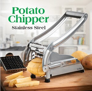 Potato Chipper Stainless Steel French Fries Vege Cutter Slicer