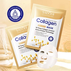 SADOER Collagen Anti-Aging Facial Mask Moisturizing Brightening Hydrating Mask
