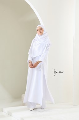 NEW VERSION LEANY SUIT IRONLESS IN LUCENT WHITE