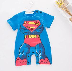 @  ** DEFFECTED **   SA5763 SUPERMAN ROMPER  ( SIZE 80-95 )