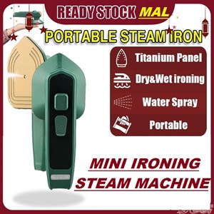 Mini Ironing Machine Steam Garment Steamer Wet Dry