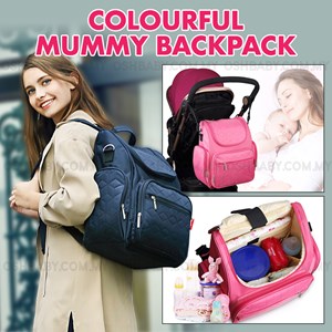 COLOURFUL MUMMY BACKPACK