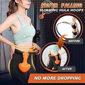 [IVEA] Hula Hoops / That won't Fall Adjustable / Beginners Fitness Waist Training Hula Hoops / Barangan Sukan