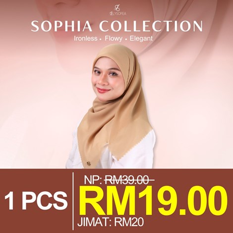 NEW SOPHIA EDITION I TUDUNG BAWAL CHIFFON VOILE