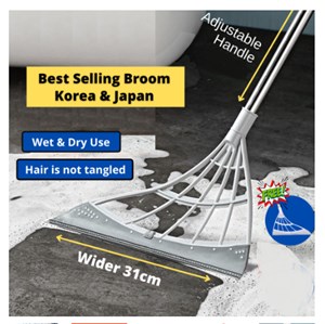 Magic Broom Cleaning Dry & Wet Floor Cleaning Brushes Sweeper Mop