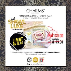 SET EXCLUSIVE PERFUME AISHA & SHAWL LUXE FESTIVE EDITION RM130
