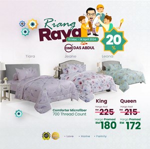 COMFORTER SET 2024 (KING) RAYA
