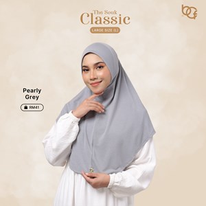 SOUK CLASSIC - PEARLY GREY  (LARGE )