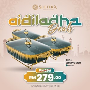 [PROMO] Serving Dish Shell 3-in-1 Set