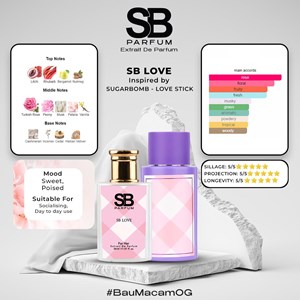 30ML SB LOVE  ( LOVE SICK SUGARBOMB ) FOR WOMEN’S