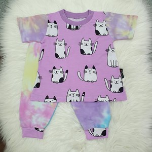 Happy Cat Pajamas Set