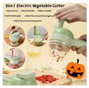 Multifunctional Vegetable Cutter Wireless Rechargeable Electric Garlic Mashed Handy Tool