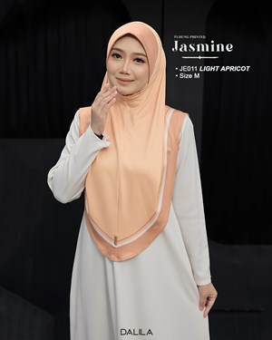 JASMINE PRINTED M JE 011 (LIGHT APRICOT)
