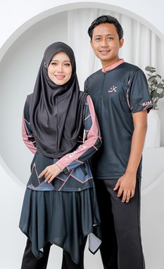 Kimtuniq Couple Set - Rose Gold - Modest Jersey sportwear