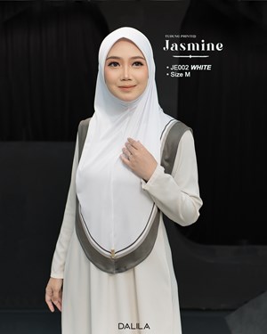 JASMINE PRINTED M JE 002 (WHITE)