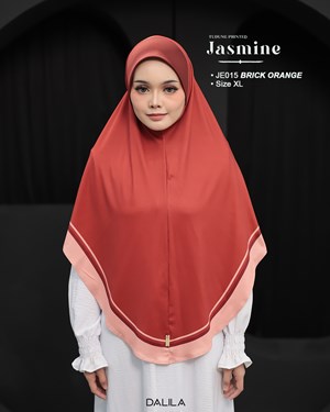 JASMINE PRINTED XL JE 015 (BRICK ORANGE)