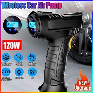 120W Wireless Car Air Pump Rechargeable Wireless Inflatable Pump