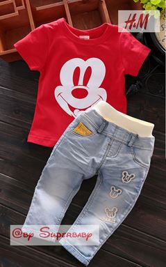 @ WS-201559-014  MICKEY RED 2PCS SET. ( SIZE 6Y )